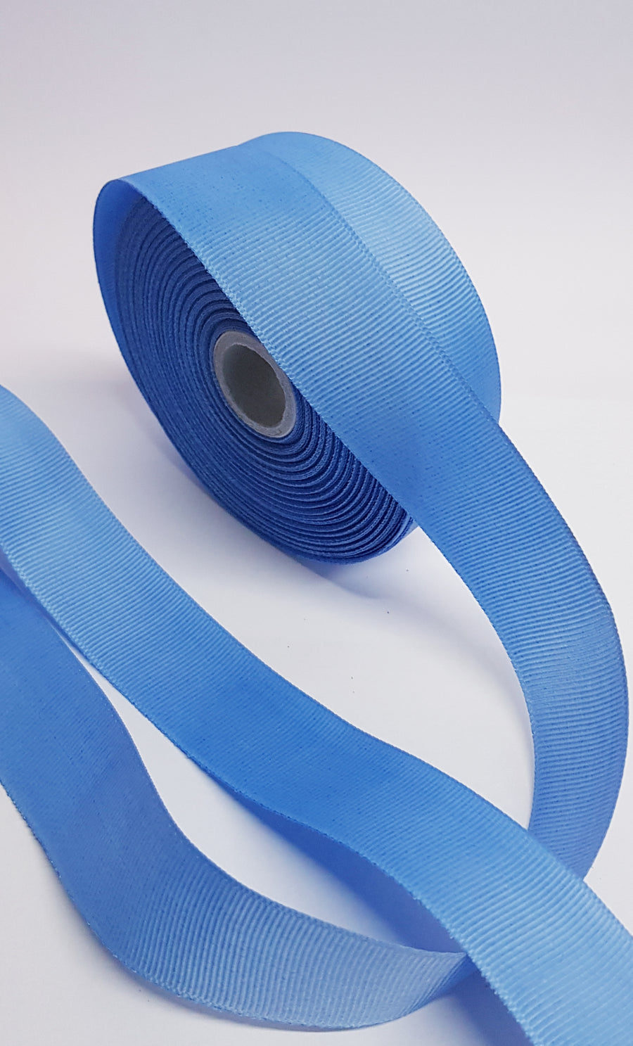 1 Inch Light Blue Grosgrain Ribbon - 20 Meters Roll