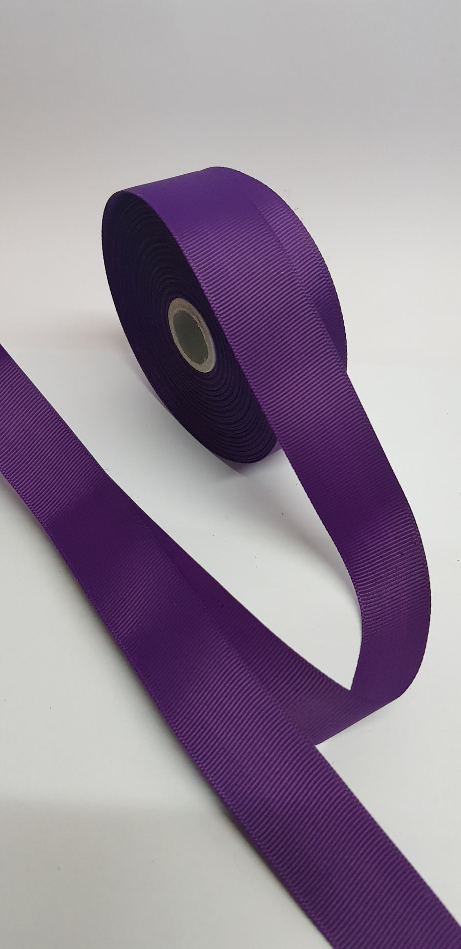 1 Inch Purple Grosgrain Ribbon - 20 Meters Roll